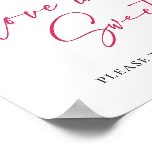 Helle Blume Citrus Slice Bridal Liebe ist süß Poster (Ecke)