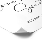 Helle Blume Citrus Slice Bridal Liebe ist süß Poster (Ecke)