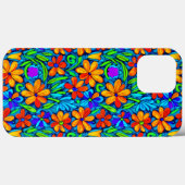 Helle Blume der Folklore Case-Mate iPhone Hülle (Rückseite (Horizontal))