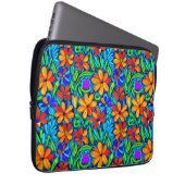 Helle Blume der Folklore Laptopschutzhülle (Vorne Rechts)