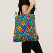 Helle Blume der Folklore Tasche (Von Nahem)
