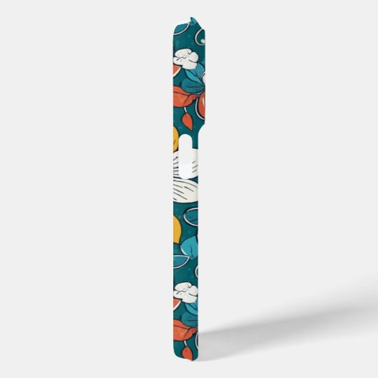 Helle Blume, dunkler Hintergrund Case-Mate iPhone Hülle (Rückseite / Rechts)