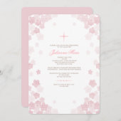 Helle Blume Einladung (Vorne/Hinten)