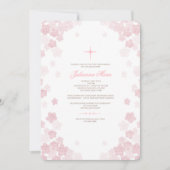 Helle Blume Einladung (Vorderseite)