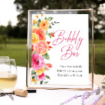 Helle Blume Floral Citrus Bridbly Bubbly Bar Poster<br><div class="desc">Für weitere Anpassungen klicken Sie bitte auf "Diese Vorlage personalisieren",  dann auf "Bearbeiten mit dem Entwurfswerkzeug". Stilvoll bearbeitbare Vorlagen,  die leicht zu benutzen sind,  weitere Artikel im Laden verfügbar (Einladungen,  uAwg,  Dankeschön-Karten,  Schreibwaren & Dekor). Wenn Sie Hilfe oder passende Artikel benötigen,  kontaktieren Sie mich bitte.</div>