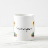 Helle Blume in Stiefeln Kaffeetasse (Mittel)