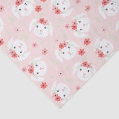 Helle Blume Kronrosa Seidenpapier (Detail)