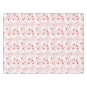 Helle Blume Kronrosa Tischdecke (Vorderseite (Horizontal))