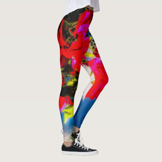 Helle Blume Leggings (Rechts)
