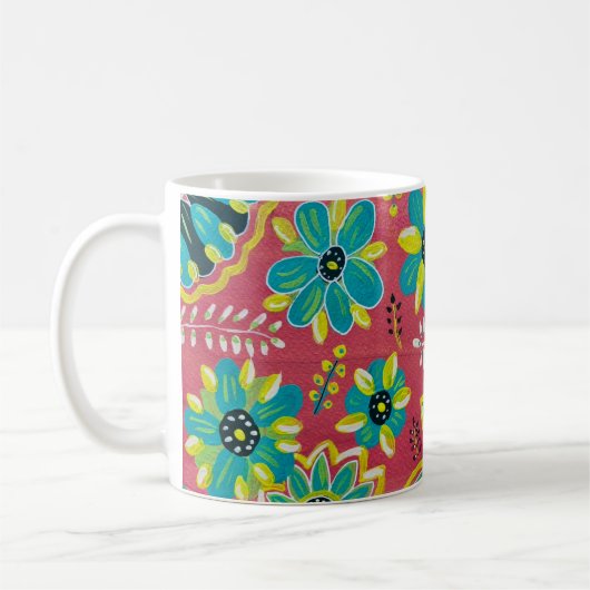 Helle Blume Sommerliche Tasse (Links)