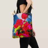 Helle Blume Tasche (Von Nahem)