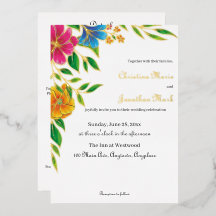 Helle Blumen Frühling Sommer Hochzeit QR-Code