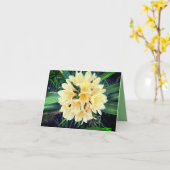 Helle Blumen Karte  (Gelbe Blume)