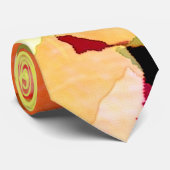 Helle Blumen-Krawatte Krawatte (Gerollt)