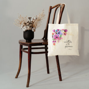 Helle Blumen und Gold Mutter der Braut Tragetasche