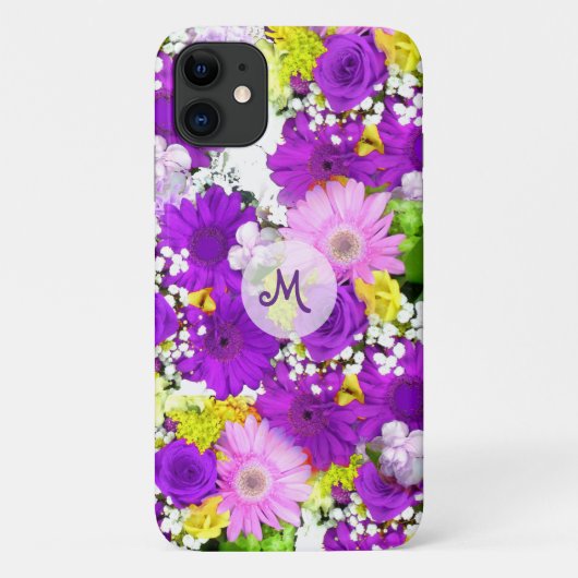 Helle Blumenbouquet Case-Mate iPhone Hülle (Rückseite)