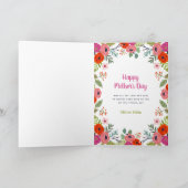 Helle, blumeneigene Muttertagskarte Karte (Innenseite)