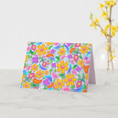 helle Blumenkarte Karte (Gelbe Blume)