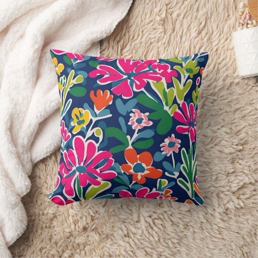 Helle Blumenkissen Kissen (Decke)