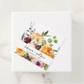 HELLE BLUSH YELLOW ORANGE BLUMBUNCH WEDING GESCHENKANHÄNGER (Beispiel)