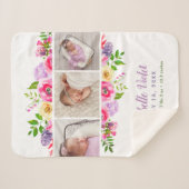 Helle Blüten 3 Foto Baby Name Sherpadecke (Vorderseite (Horizontal))