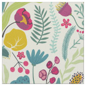 Helle Blüten Abstract Floral Stoff (Nahaufnahme)
