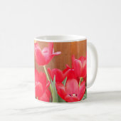 Helle Blüten Kaffeetasse (VorderseiteRechts)