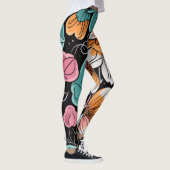 Helle Blüten Leggings (Rechts)