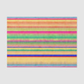 Helle Blutung Wasserfarben Streifen Papiertaschent Seidenpapier (Vorderseite)