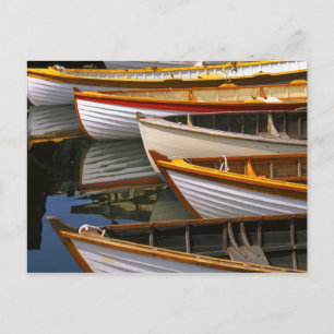 Helle Boote im Zentrum für Holzboote Postkarte