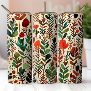 Helle botanische Schrift Aufkleber