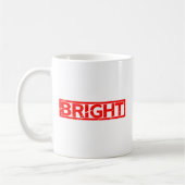 Helle Briefmarke Kaffeetasse (Links)