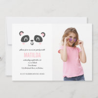 Helle bunt multicolor panda Foto Geburtstag
