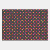 Helle bunte gemischte Designs Geschenkpapier Set (Vorderseite)