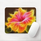 Helle bunte Hibiskus-Blume Mousepad (Mit Mouse)