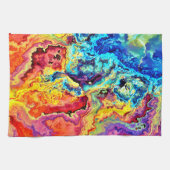 Helle bunte Marmor Geschirrtuch (Horizontal)