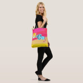 Helle bunte Retro-Ferien-Stimmung Tasche (Am Model)