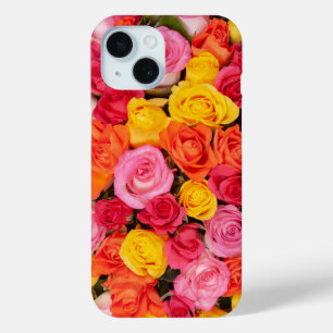 Helle Bunte Rosen Muster Floraler Hintergrund Case-Mate iPhone Hülle