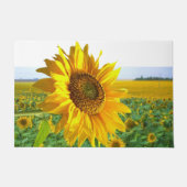 Helle bunte Sonnenblumen-Türmatte Fußmatte (Vorderseite)