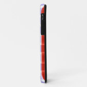 Helle, bunte Streifen Hintergrund Case-Mate iPhone Hülle (Hinten/Links)