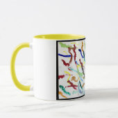 Helle bunte Tasse, Originalvorlage verwendend! Tasse (Links)