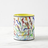 Helle bunte Tasse, Originalvorlage verwendend! Tasse (Zentrum)