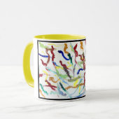 Helle bunte Tasse, Originalvorlage verwendend! Tasse (Vorderseite Links)