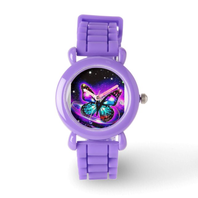 Helle Butterfly Watch Armbanduhr (Vorderseite)