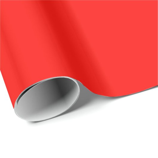 Helle Candy Apple Red Wrapping Paper Geschenkpapier (Rolleneckpunkt)