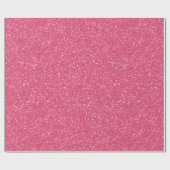 Helle Candy Feine Rosa Glitter Muster Geschenkpapier (Flach)
