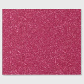 Helle Candy Feine Rosa Glitter Muster Geschenkpapier (Flach)