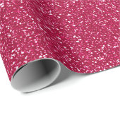 Helle Candy Feine Rosa Glitter Muster Geschenkpapier (Rolleneckpunkt)