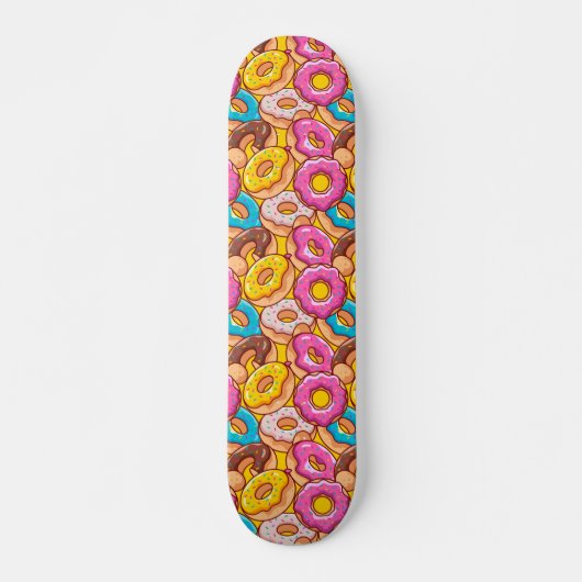 Helle Cartoon Donuts Skateboard (Vorne)