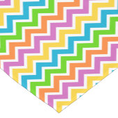Helle Chevron-Muster Kurzer Tischläufer (Ecke)